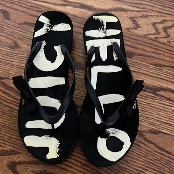 hello Juicy flip-flops with Bow and gold emblem - Picture 2 of 8